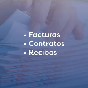 gestión documental de facturas, contratos y recibos